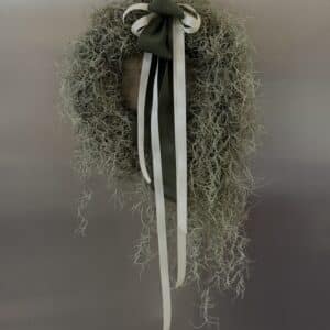 Silk Moss Wreath 12"